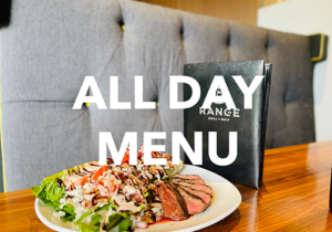 Menus | Range Restaurant + Cocktail Bar